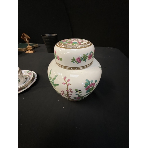 438 - 2 BOXES OF CHINA TO INCLUDE QTY OF INDIAN TREE DESIGN DINNER WARE