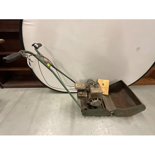 450 - WEBB PETROL LAWNMOWER WITH ORIGINAL HANDBOOK