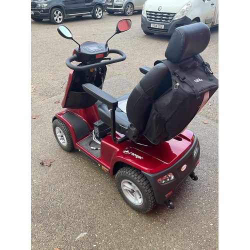 287 - RANGER MOBILITY ABILIZE SCOOTER COMPLETE WITH CHARGER, RAIN COVER  - COST £4500 - PURCHASED AND USED... 