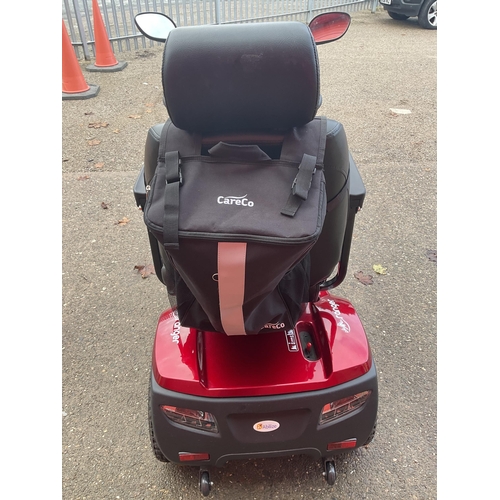 287 - RANGER MOBILITY ABILIZE SCOOTER COMPLETE WITH CHARGER, RAIN COVER  - COST £4500 - PURCHASED AND USED... 