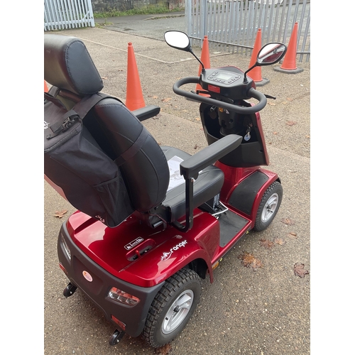 287 - RANGER MOBILITY ABILIZE SCOOTER COMPLETE WITH CHARGER, RAIN COVER  - COST £4500 - PURCHASED AND USED... 