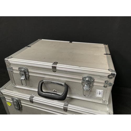 41 - 2 ALUMINIUM CARRYING CASES