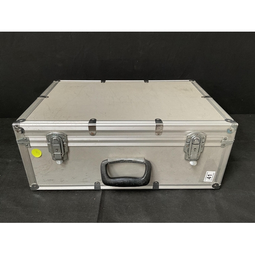 41 - 2 ALUMINIUM CARRYING CASES