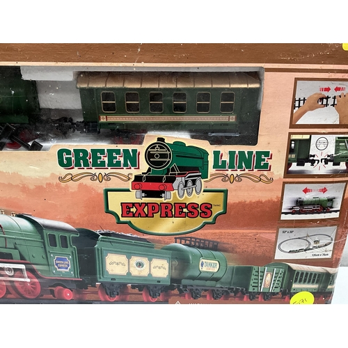 53 - GREEN LINE EXPRESS TRAIN SET