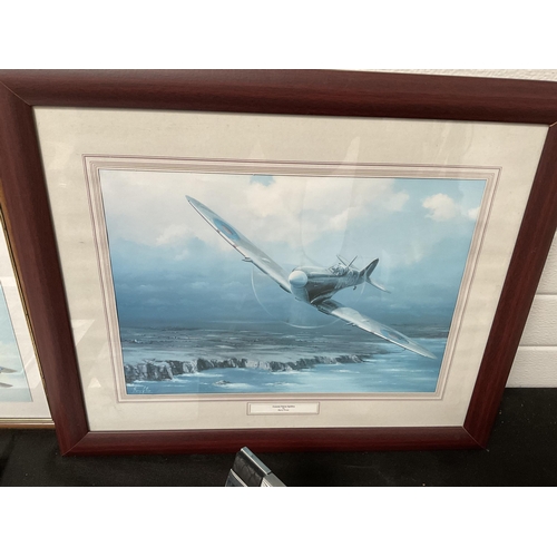 84 - QTY OF AIRCRAFT PICTURES TO INCLUDE LIMITED EDITION SIGNED TO MARGIN EXAMPLES LARGEST 19 X 23