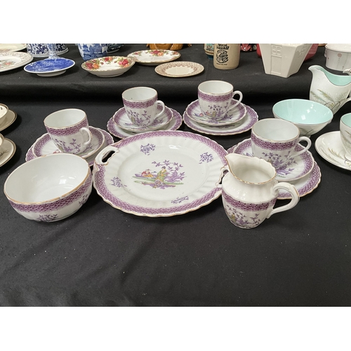 103 - 2 BOXES OF CHINA TO INCLUDE ORIENTAL CHINA , CROWN DEVON ETC