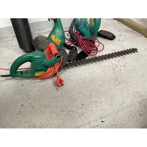 127 - GARDEN ELECTRIC LEAF BLOWER, STRIMMER AND HEDGECUTTER