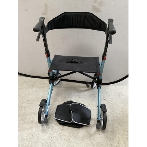 137 - ABLEWORLD WALKING AID AS NEW TO INCLUDE CADDY CARRYING AIDS