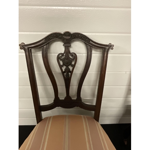 278 - 2 VICTORIAN NURSING CHAIRS