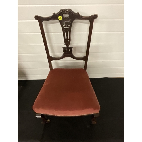 278 - 2 VICTORIAN NURSING CHAIRS