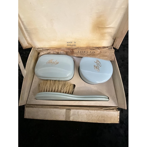 313 - BOX OF CHINA AND BOXED CUTLERY ETC