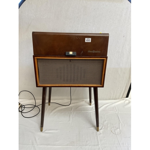 460 - VINTAGE EKCO 9 OCTAIRE RADIOGRAMME FITTED WITH A GARRARD DECK H 32