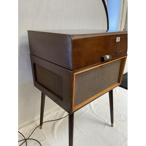 460 - VINTAGE EKCO 9 OCTAIRE RADIOGRAMME FITTED WITH A GARRARD DECK H 32