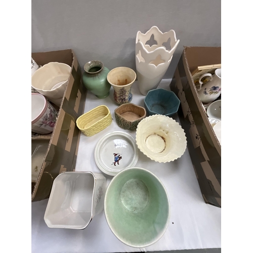 18 - 2 BOXES OF CHINA, POTTERY ETC