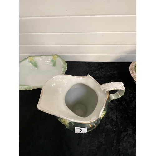 2 - VICTORIAN JUG & BOWL