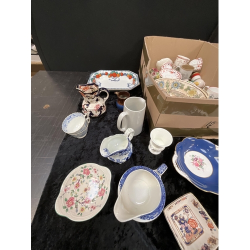 20 - 3 BOXES OF CHINA, KITCHENWARE ETC