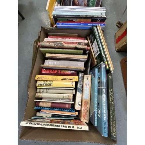 9 - 4 BOXES OF BOOKS