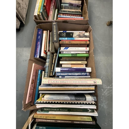 9 - 4 BOXES OF BOOKS