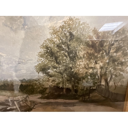 38 - GILT FRAMED WATERCOLOUR DATED 1946 13