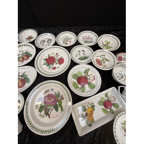 39 - BOX OF PORTMEIRION CHINA