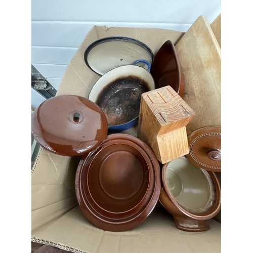 51 - 4 BOXES OF CHINA AND KITCHENWARE