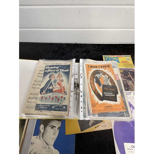 61 - FOLDER OF VINTAGE MUSIC THEATRE PROGRAMMES