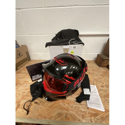 68 - RUROC SNOW BOARDING HELMET