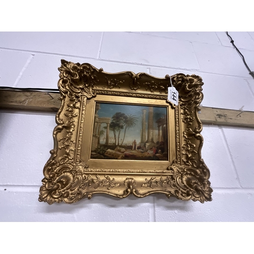 144 - VICTORIAN GILT FRAMED OILS ON BOARD 14