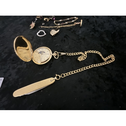 149 - QTY OF MODERN JEWELLERY POCKET WATCH ETC