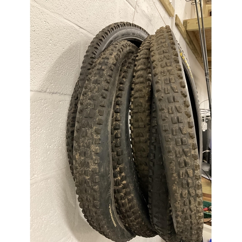 240 - QTY OF MOTORCROSS MOTORBIKE TYRES