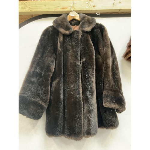 438 - 2 FUR JACKETS