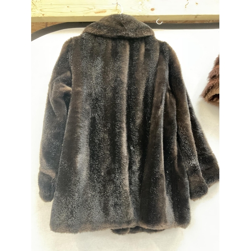 438 - 2 FUR JACKETS