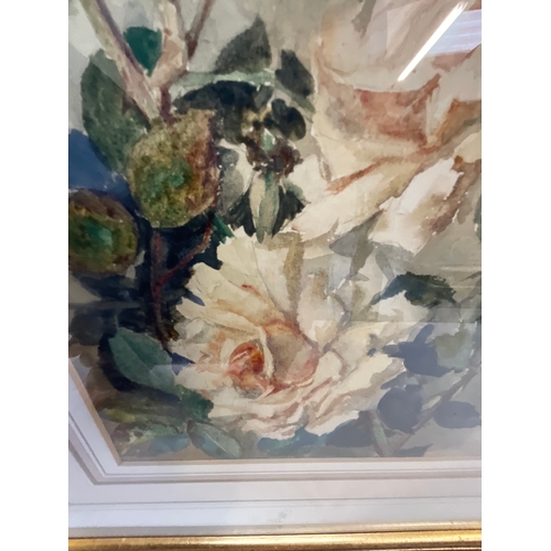 69 - 5 FLORAL FRAMED OILS LARGEST 28