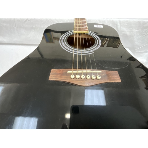 98 - LINDO ACOUSTIC GUITAR MODEL HSAV-BK