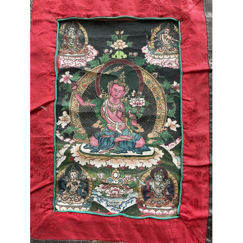 201 - ORIENTAL SILK PANEL SCROLL (ITEM 178) 15