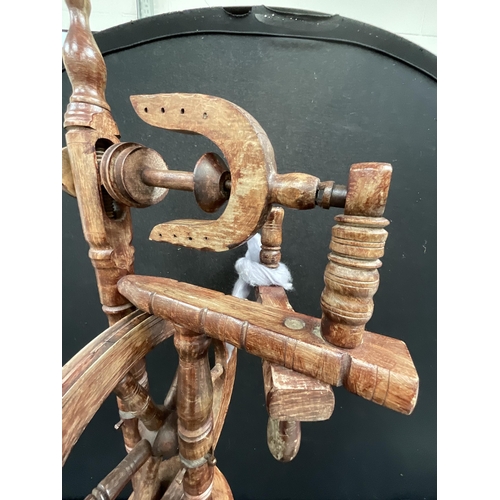 311 - VICTORIAN SPINNING WHEEL A/F (ITEM 150) H38