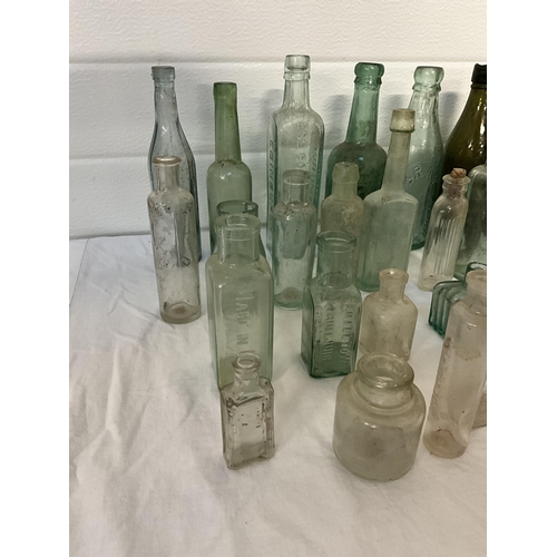 59 - PLASTIC CRATE OF VICTORIAN AND LATER BOTTLES