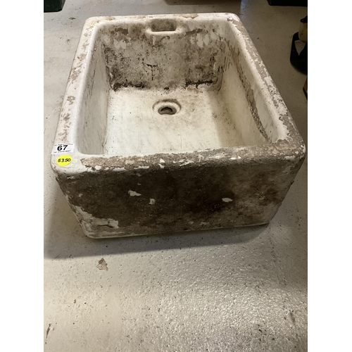 67 - VINTAGE BELFAST SINK A/F H14