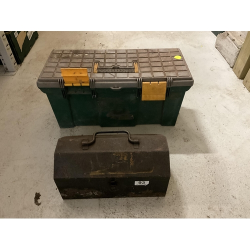 93 - 2 TOOL BOXES OF DRILL BITS