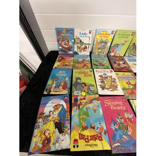 106 - COLLECTION OF DISNEY CHILDRENS BOOKS