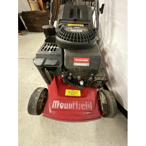 127 - MOUNTFIELD QUANTUM 35 SELF PROPELLED PETROL MOWER WITH BIRGGS & STRATTON ENGINE