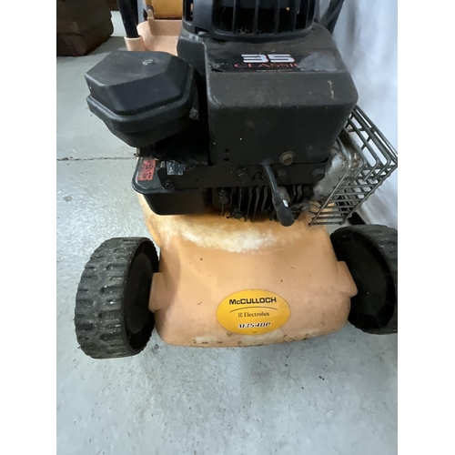 128 - MCCULLOCH 35 CLASSIC PETROL MOWER WITH BRIGGS & STRATTON ENGINE