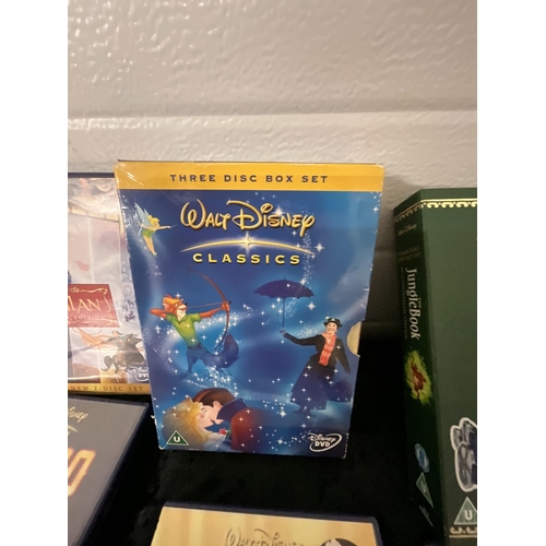 135 - QTY OF DISNEY DVD'S