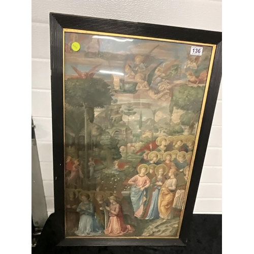 136 - FRAMED RELIGIOUS PICTURE 22