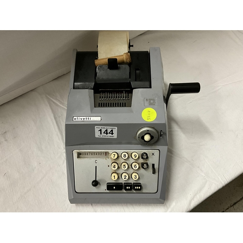 144 - OLIVETTI VINTAGE ADDING MACHINE