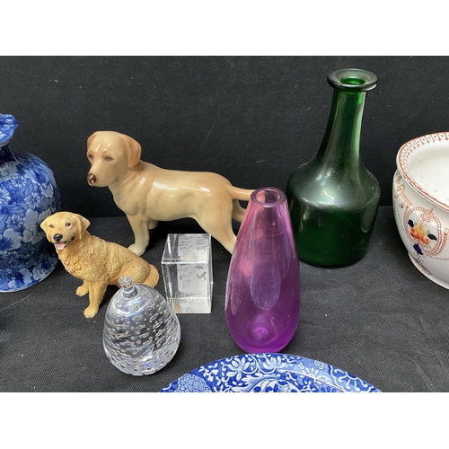 167 - BOX OF CHINA AND GLASS ETC