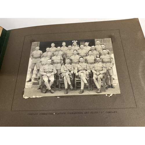 184 - KSLI MILITARY PHOTOGRAPH ALBUM AND CONTENTS