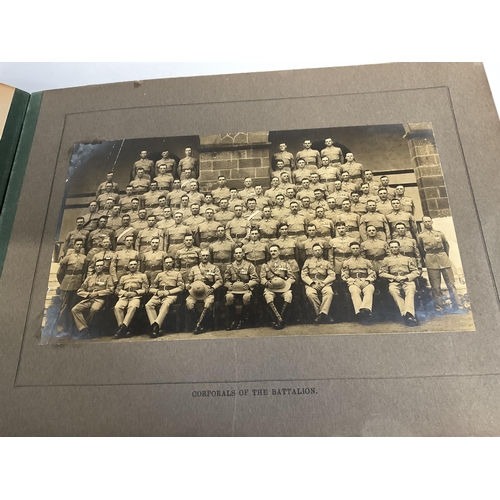 184 - KSLI MILITARY PHOTOGRAPH ALBUM AND CONTENTS