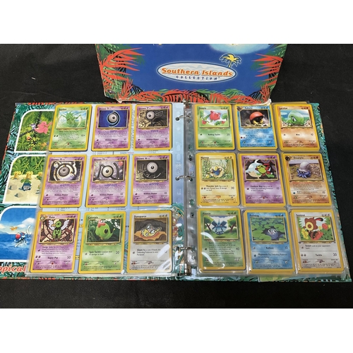 186 - 2 POKEMON TRADING CARD FOLDERS AND CONTENTS