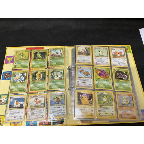 186 - 2 POKEMON TRADING CARD FOLDERS AND CONTENTS